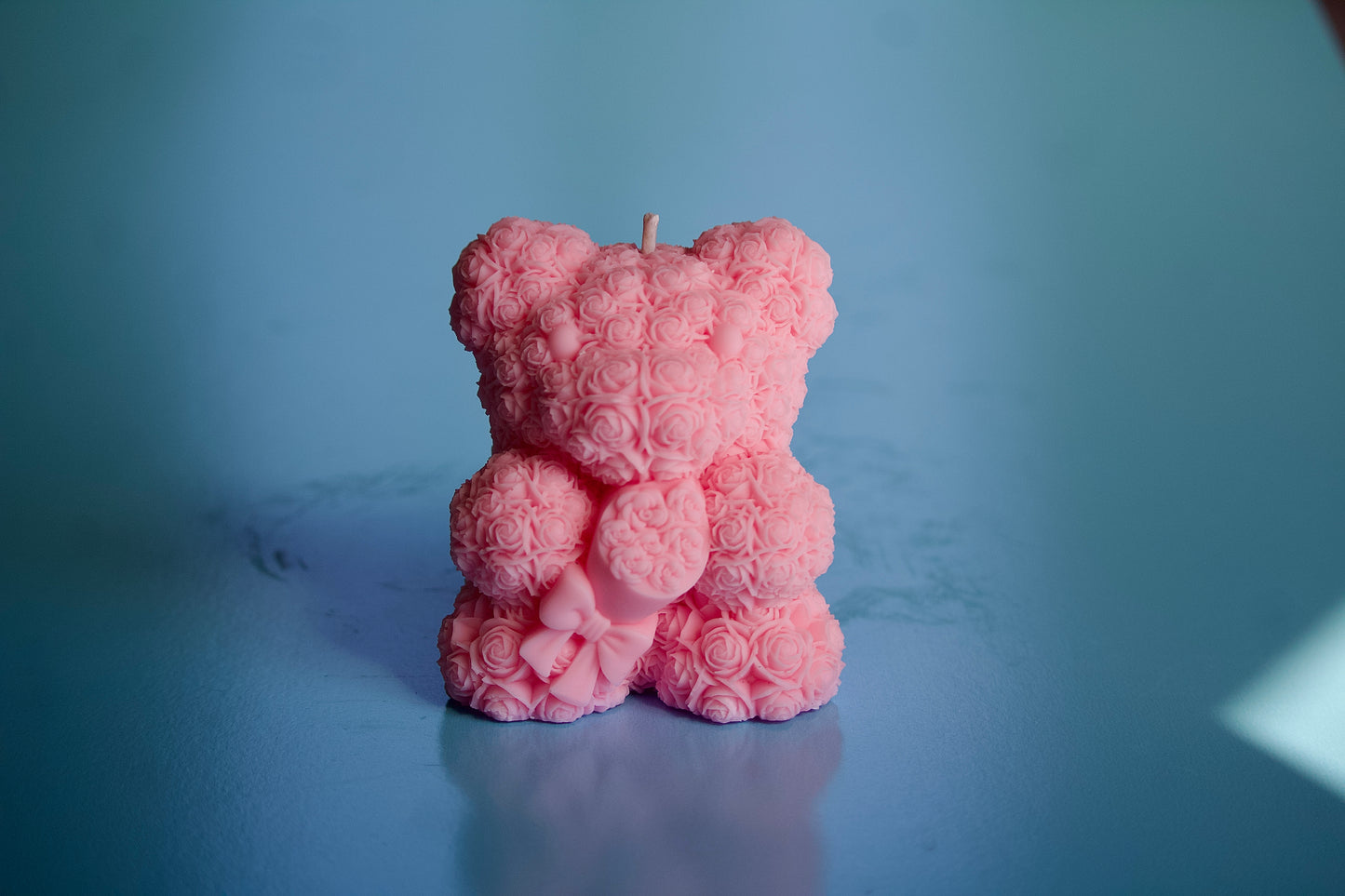 Sweet Pink Teddy Bear With Bouquet