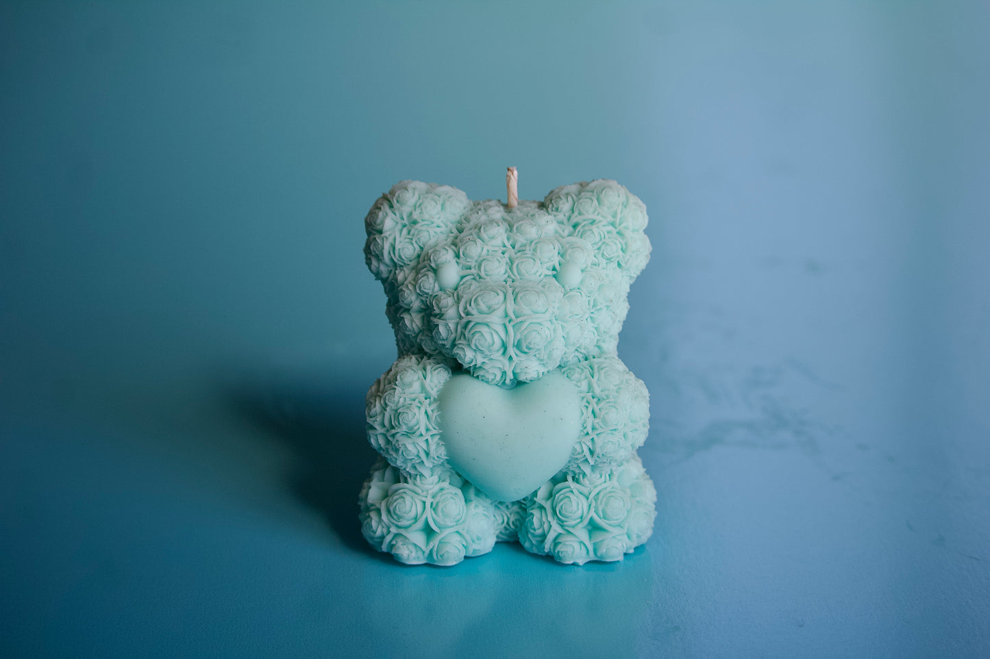 Sweet Blue Teddy Bear With Heart