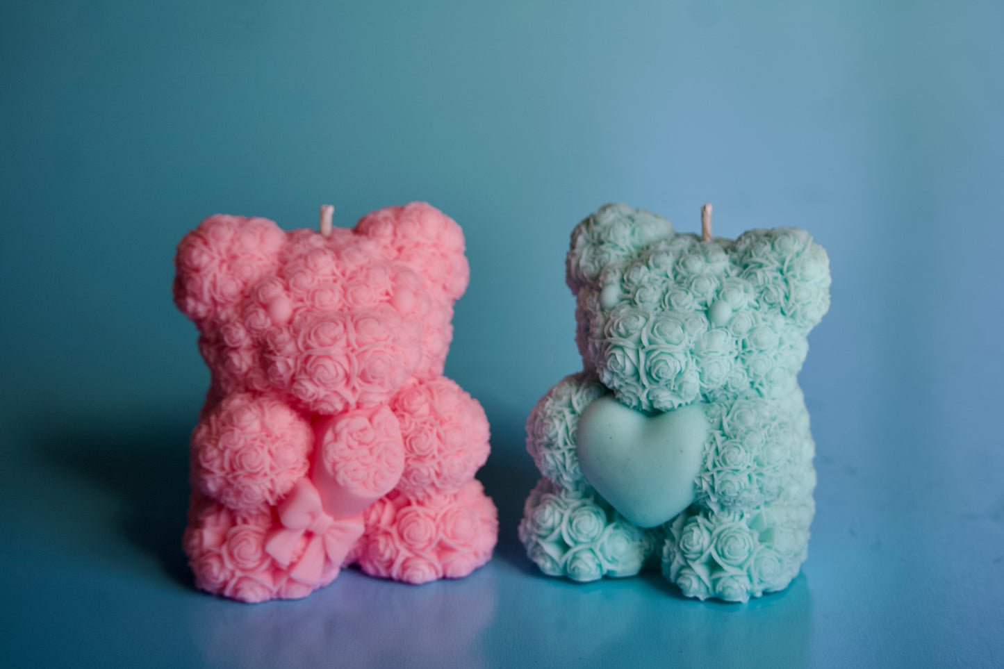 Sweet Pink Teddy Bear With Bouquet