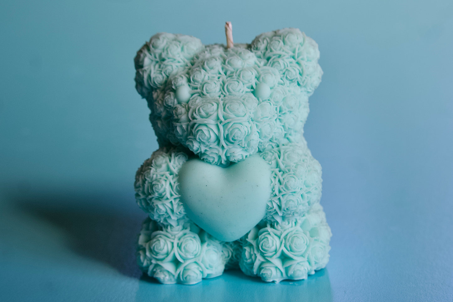 Sweet Blue Teddy Bear With Heart