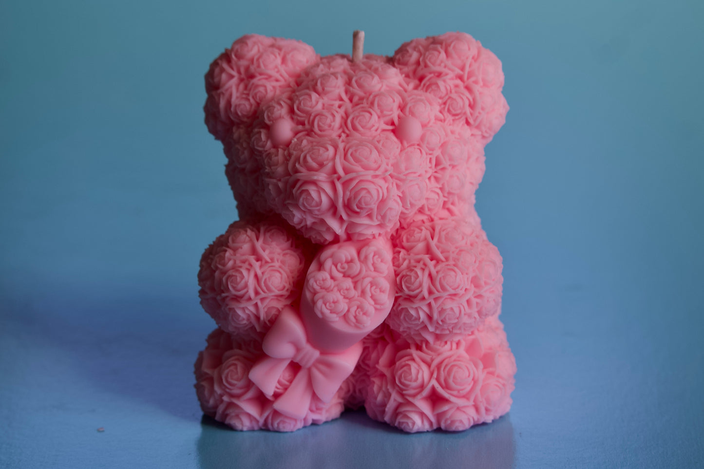 Sweet Pink Teddy Bear With Bouquet